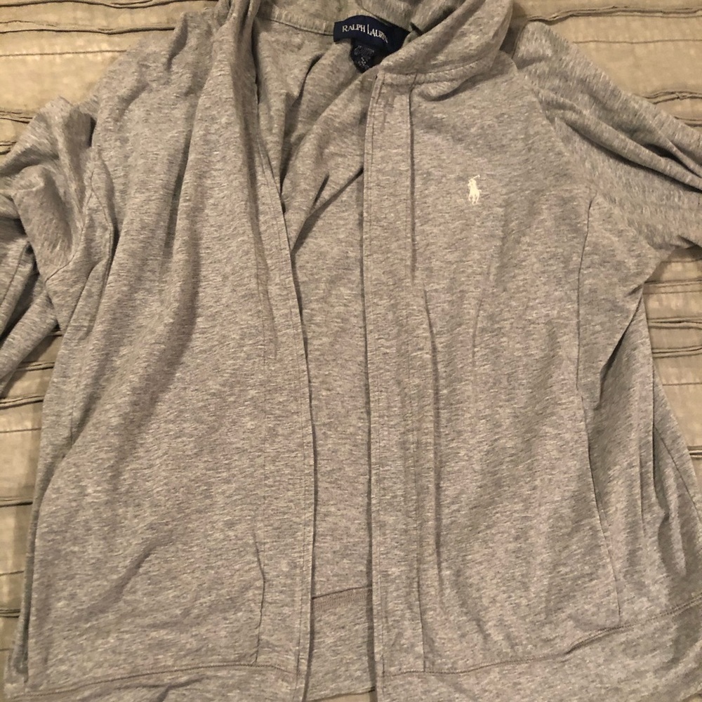 Ralph Lauren knit zip up hoodie